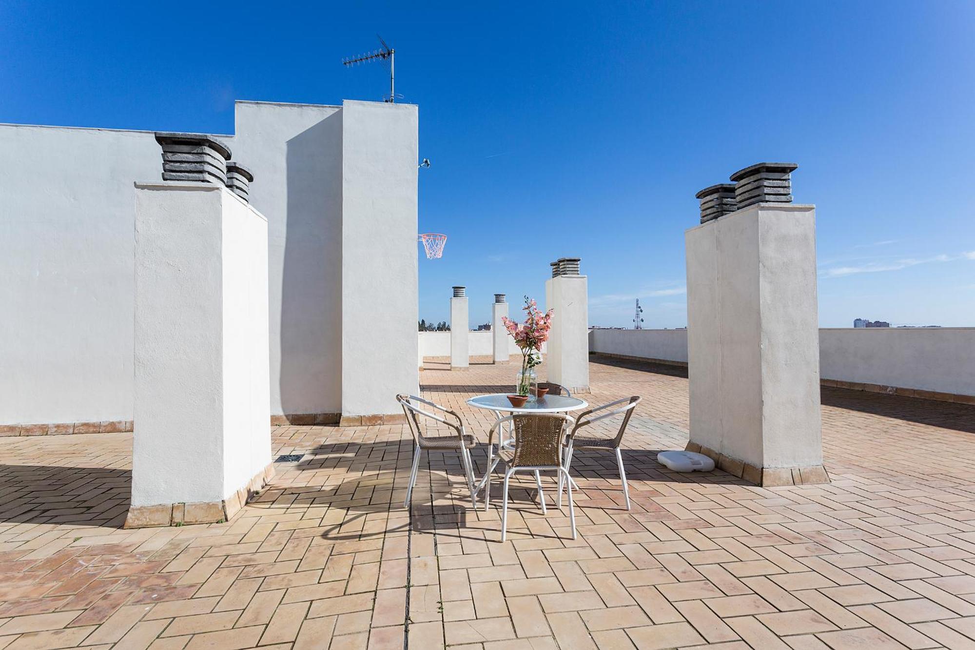 Aticos Lux Sevilla Piscina Parking Bormujos Exteriör bild